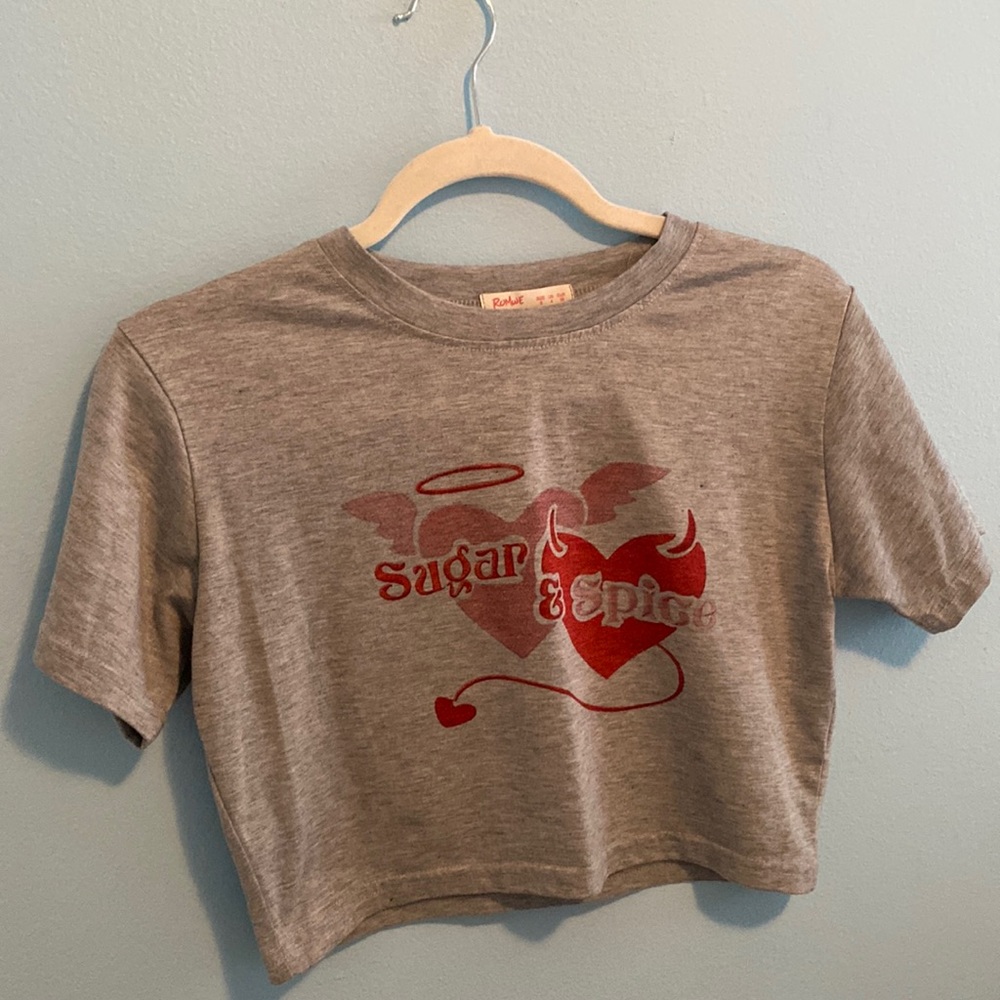 Graphic Cropped Tee